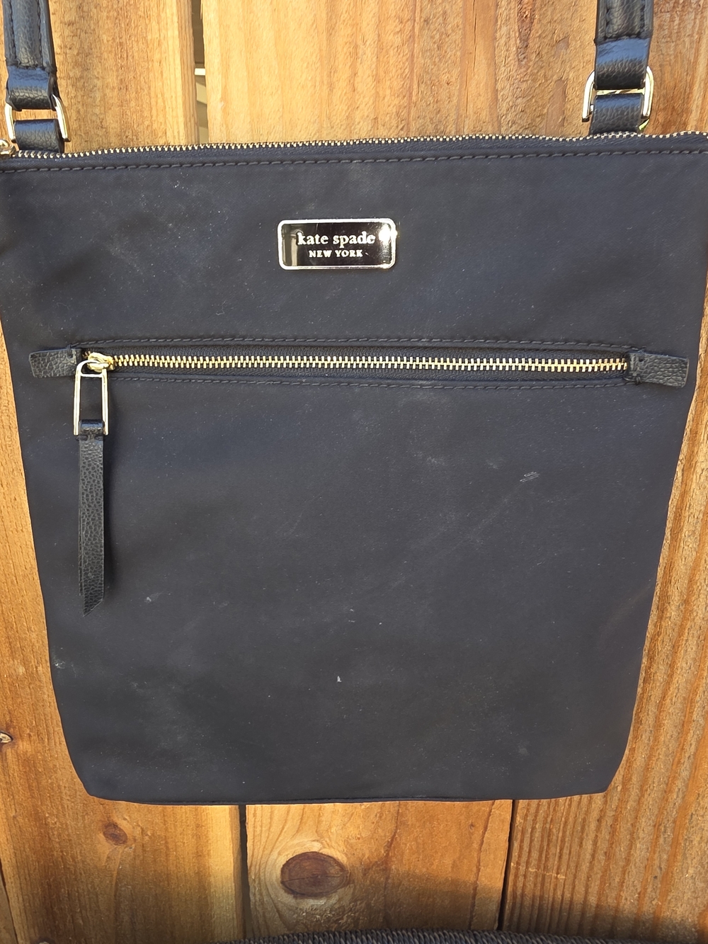 Kate Spade Black Crossbody Bag - Slim Travel Shoulder Bag